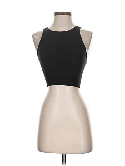 Pre-owned Bcbgeneration Tank Top Black Halter Neckline Tops