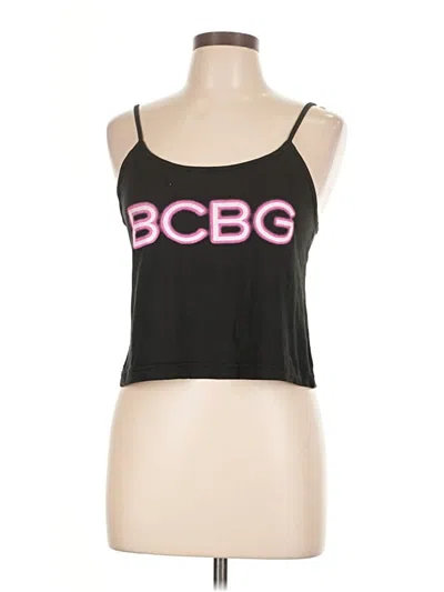 Pre-owned Bcbgeneration Tank Top Black Strapless Neckline Tops