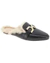 Bcbgeneration Women's Tara Buckle Cozy Mule Flats