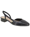Bcbgeneration Womens Solid Faux Leather Slingback Heels