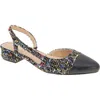 Bcbgeneration Women's Tillie Cap Toe Slingback Block Heel Pumps In Multi Boucle