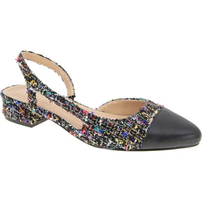 BCBGENERATION BCBGENERATION TILLIE SLINGBACK CAP TOE PUMP