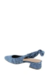 Bcbgeneration Torna Velvet Pump In Blue