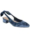 Bcbgeneration Torna Velvet Pump In Blue