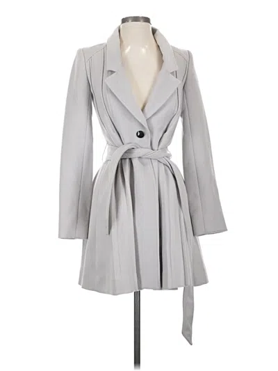 Pre-owned Bcbgeneration Trenchcoat In Gray