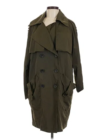 Pre-owned Bcbgeneration Trenchcoat In Green