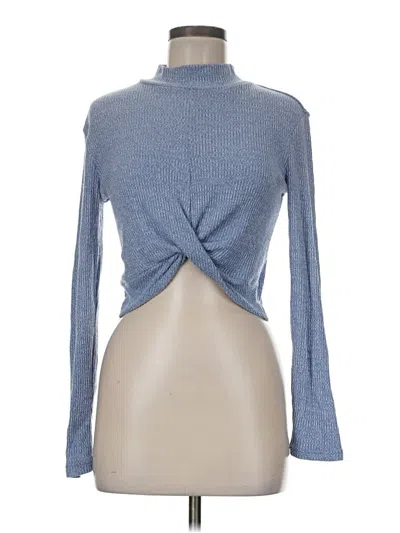 Pre-owned Bcbgeneration Turtleneck Sweater In Blue