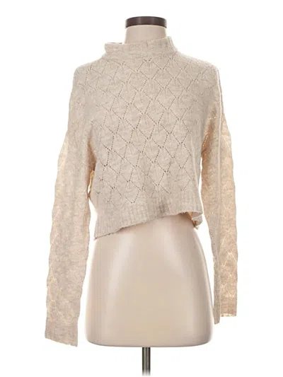 Pre-owned Bcbgeneration Turtleneck Sweater In Ivory