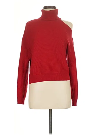 Pre-owned Bcbgeneration Turtleneck Sweater In Red