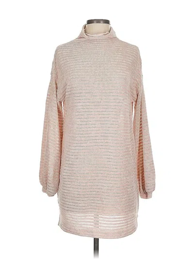 Pre-owned Bcbgeneration Turtleneck Sweater In Tan