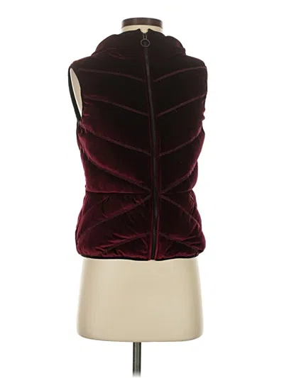 Pre-owned Bcbgeneration Vest In Burgundy