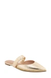 Bcbgeneration Vindo Pointed Toe Mule In Gold