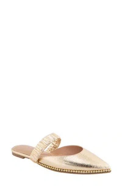 Bcbgeneration Vindo Pointed Toe Mule In Gold