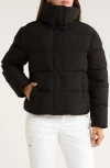 Bcbgeneration Water Resistant Puffer Jacket In Black