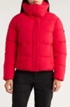 Bcbgeneration Water Resistant Puffer Jacket In Red