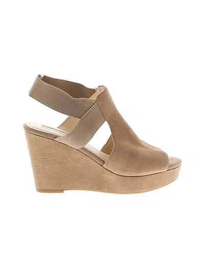 Pre-owned Bcbgeneration Wedges In Brown