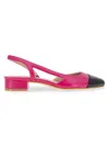 Bcbgeneration Tillie Slingback Cap Toe Pump In Pink