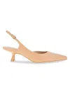 Bcbgeneration Kittie Slingback Kitten Heel Pump In Beige
