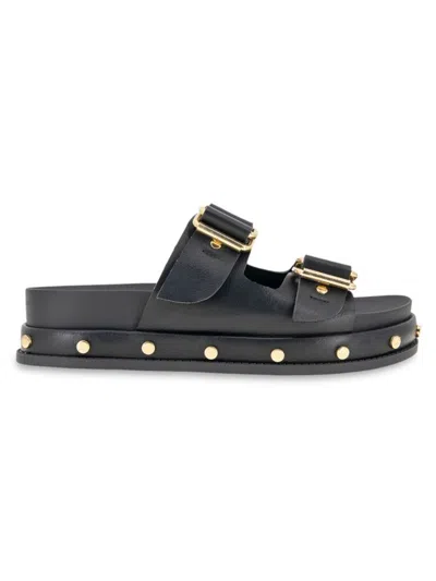 BCBGENERATION WOMEN'S BAMBA STUDDED FLATFORM SANDALS