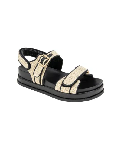 Bcbgeneration Women's Bara Flatform Sandals In Natural,black