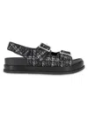 Bcbgeneration Beena Platform Sandal In Black White
