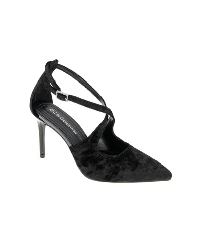 Bcbgeneration Women's Bromi Criss-cross Strappy Pumps In Black