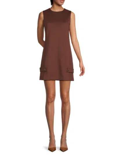 BCBGENERATION WOMEN'S BUTTON-TAB SHIFT MINIDRESS