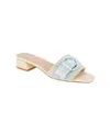 Bcbgeneration Women's Camri Buckle Slide Sandals In Seafoam
