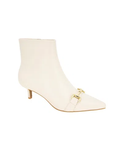 Bcbgeneration Women's Darmena Kitten Heel Dress Booties In Bianca