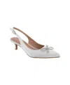 Bcbgeneration Women's Donna Slingback Bow Dress Pumps In Porcelain