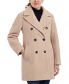 Bcbgeneration Women's Double-breasted Boucle Coat, Created For Macy's In Oatmeal
