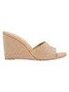 Bcbgeneration Giani Wedge Slide Sandal In Tan Clear