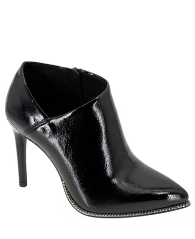 Bcbgeneration Women's Hadix Ankle Bootie In Black Patent - Synthetic