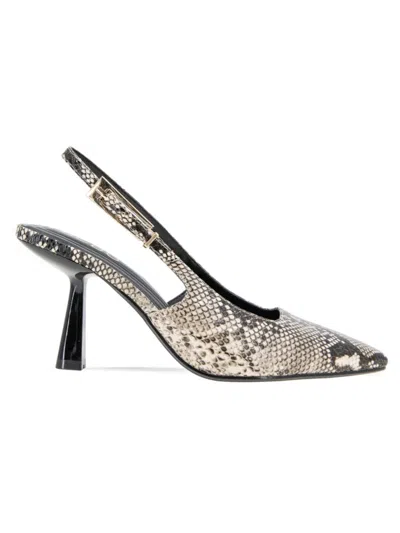 Bcbgeneration Women's Inara 85mm Slingback Pumps In Animal Print