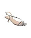 Bcbgeneration Inaya Snakeskin Embossed Sandal In Multi Snake