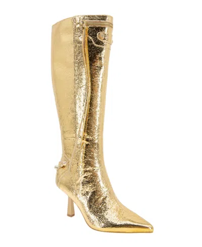 Bcbgeneration Women's Irina Tall Knee-high Dress Boots In Gold
