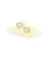 Bcbgeneration Jia Rhinestone Slide Sandal In Butter