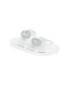 Bcbgeneration Jia Rhinestone Slide Sandal In Seafoam