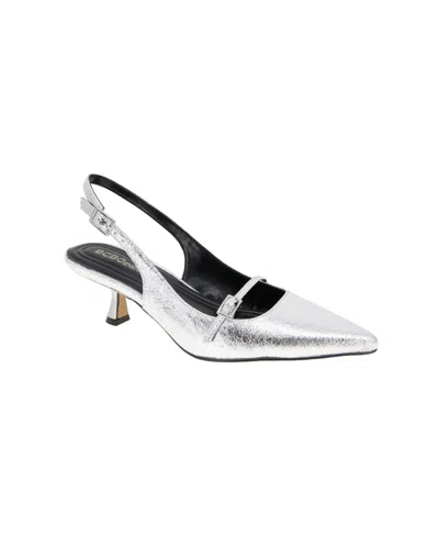 BCBGENERATION WOMEN'S KAMI SLINGBACK KITTEN HEEL PUMPS