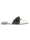 Bcbgeneration Women's Kandy Slip-on Pointy Toe Bow Dress Flats In White