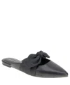 Bcbgeneration Women's Kandy Slip-on Pointy Toe Bow Dress Flats In Black,black