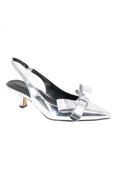 BCBGENERATION WOMEN'S KASTI SLINGBACK KITTEN-HEEL BOW PUMPS