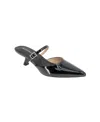 Bcbgeneration Women's Katalina Kitten Heel Mary Jane Patent Mules In Black Patent