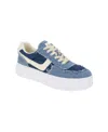 Bcbgeneration Women's Katina Lace-up Platform Sneakers In Denim