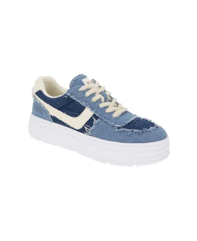 Bcbgeneration Women's Katina Lace-up Platform Sneakers In Denim