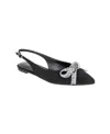 Bcbgeneration Katly Slingback Pointed Toe Flat In Black