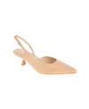 Bcbgeneration Kittie Slingback Kitten Heel Pump In Tan Nappa