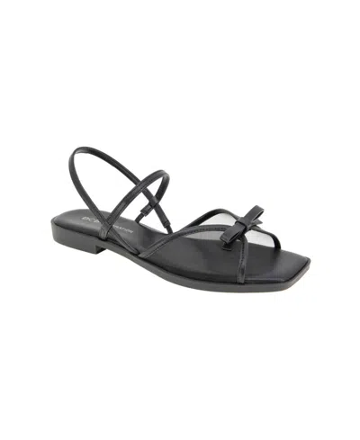 Bcbgeneration Women's Lacey Flat Sandals In Black