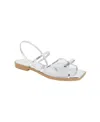 Bcbgeneration Women's Lacey Flat Sandals In Silver