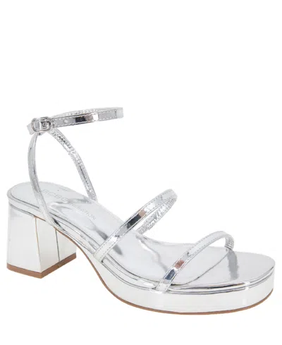 Bcbgeneration Women's Lissena Platform Sandal In Silver